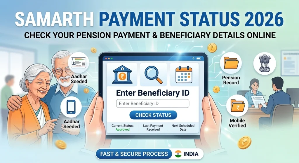 Samarth Payment Status 2026 pension payment and beneficiary details
